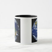 Volledige Aarde toont Amerika's Mok (Midden)