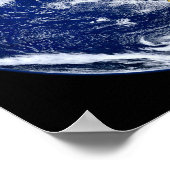 Volledige Aarde toont Amerika's Poster (Hoek)