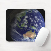 Volledige Aarde vanuit de ruimte, met Australië Muismat (Met muis)