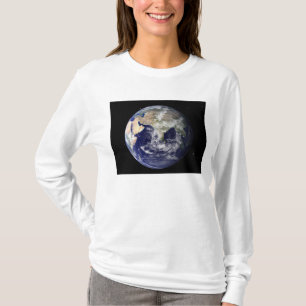 Volledige Aarde waarop Europa en Azië 2 T-shirt