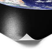 Volledige aarde waarop Europa en Azië 2 te zien zi Foto Afdruk (Hoek)