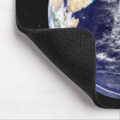 Volledige aarde waarop Europa en Azië 2 te zien zi Muismat (Hoek)