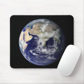 Volledige aarde waarop Europa en Azië 2 te zien zi Muismat (Met muis)