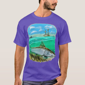 Volledige Afbeelding bonefish Fishermen Vist T-shirt