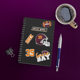 Volledige Amerikaanse Football Sport Fan Gear Sticker