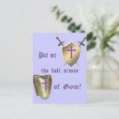 Volledige artiest van God Briefkaart (Staand voorkant)