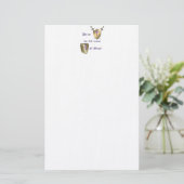 Volledige artiest van God Briefpapier (Staand voorkant)