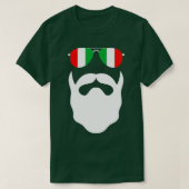 Volledige baard Italia voor baarden en kappers T-shirt (Design voorkant)