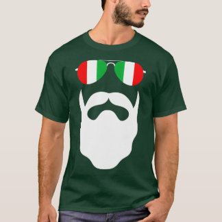 Volledige baard Italia voor baarden en kappers T-shirt