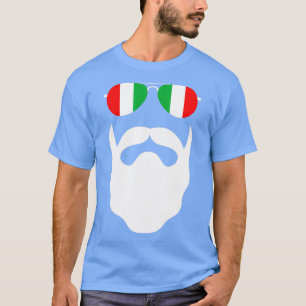 Volledige baard Italia voor baarden en kappers T-shirt