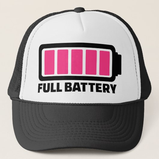Volledige batterij trucker pet (Voorkant)