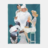 Volledige behandeling fleece deken (Voorkant)