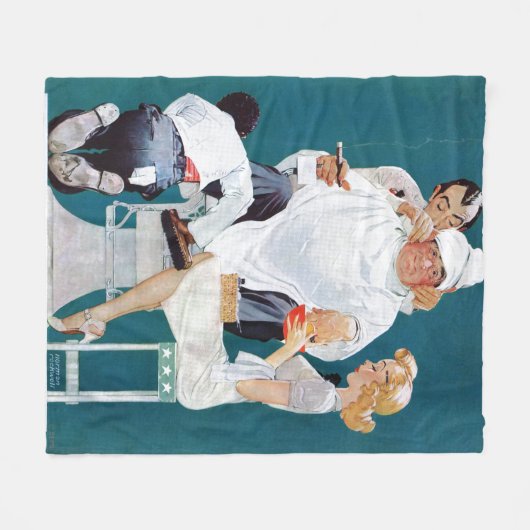 Volledige behandeling fleece deken (Voorkant (Horizontaal))