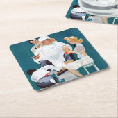 Volledige behandeling kartonnen onderzetters (Schuin)