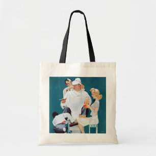Volledige behandeling tote bag