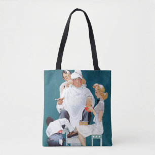 Volledige behandeling tote bag