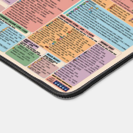 Volledige beschrijving - Stardew Valley Quick Glan Bureaumat (Hoek)