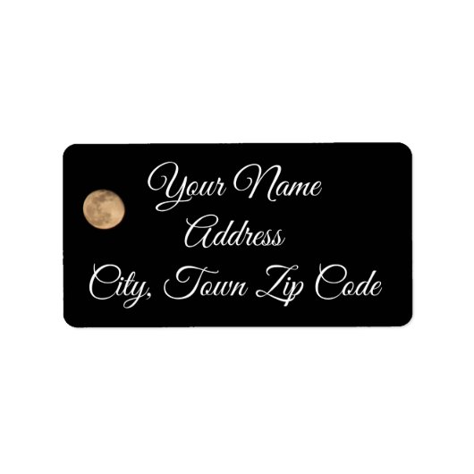 Volledige bewegende Adresetiketten Etiket (Voorkant)