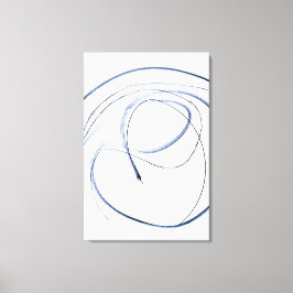 Volledige Beweging, Minimalistische Abstracte Lijn Canvas Afdruk