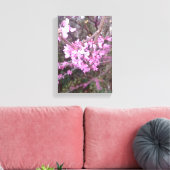 Volledige bloem canvas afdruk (Insitu (Woonkamer))