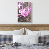 Volledige bloem canvas afdruk (Insitu (Slaapkamer))