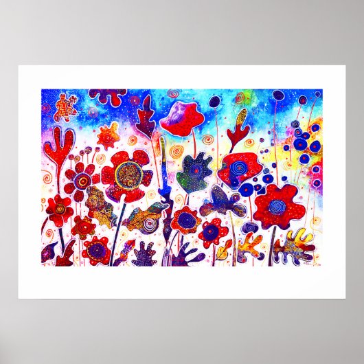 VOLLEDIGE BLOEMSTROMEN POSTER (Voorkant)