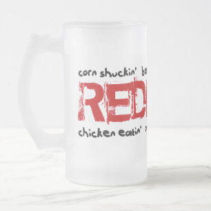 Volledige blown Redneck Matglas Bierpul