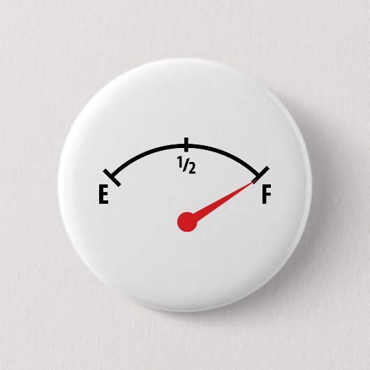 volledige brandstoftankindicatormeter ronde button 5,7 cm (Voorkant)