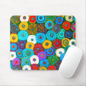 Volledige Cirkel Mousepad 1 Muismat (Met muis)