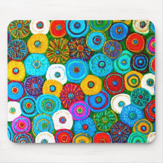 Volledige Cirkel Mousepad 1 Muismat (Voorkant)