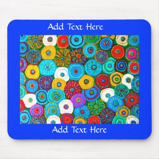 Volledige Cirkel Mousepad 2 Muismat (Voorkant)