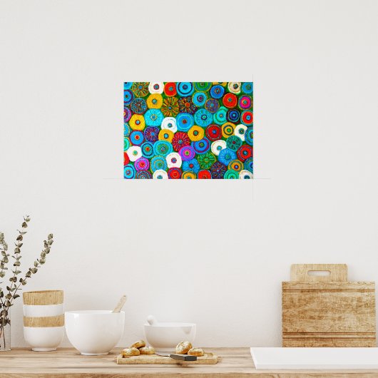 Volledige cirkel Poster 1 (Keuken)