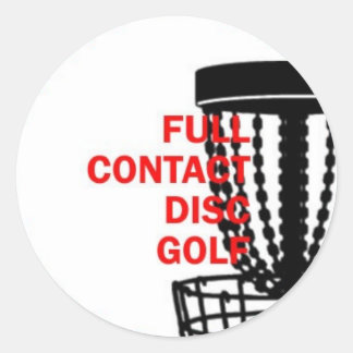 Volledige Contact Disc Golf Sticker