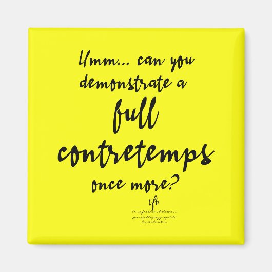 Volledige Contretemps Meyer Lemon Magneet (Voorkant)