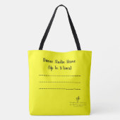 Volledige Contretemps Meyer Lemon Tote Bag (Achterkant)