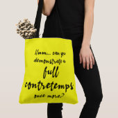 Volledige Contretemps Meyer Lemon Tote Bag (Dichtbij)