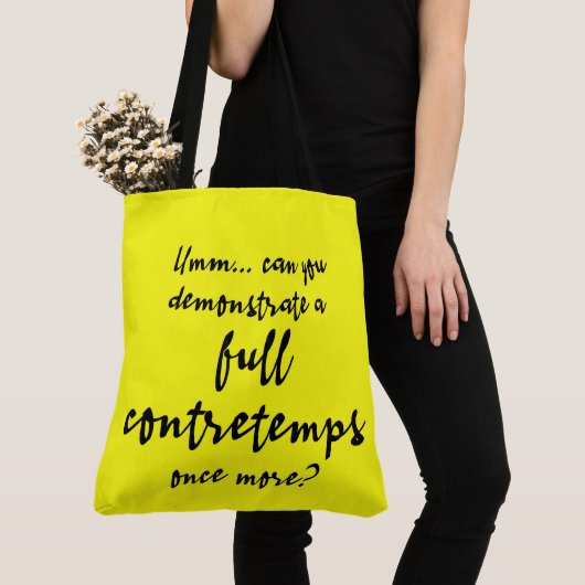 Volledige Contretemps Meyer Lemon Tote Bag (Dichtbij)