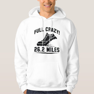 Volledige Crazy 26,2 Miles Hoodie