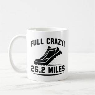 Volledige Crazy 26,2 Miles Koffiemok