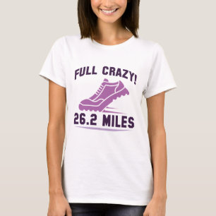 Volledige Crazy 26,2 Miles T-shirt