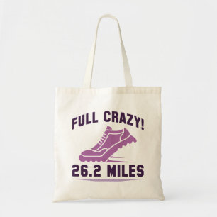 Volledige Crazy 26,2 Miles Tote Bag
