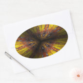 volledige emotie ovale sticker (Envelop)