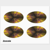 volledige emotie ovale sticker (Vel)