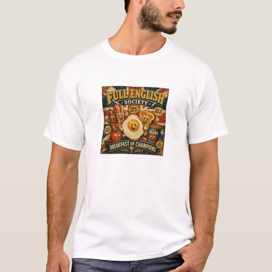 Volledige Engelse Maatschappij T-shirt (Voorkant)