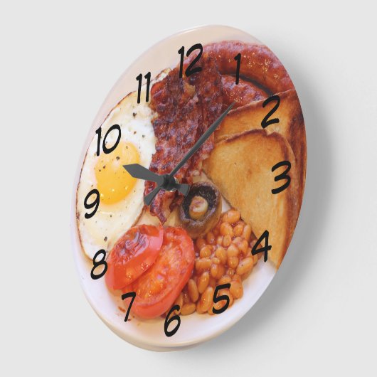 Volledige Engelstalige ontbijtklok Grote Klok (Hoek)