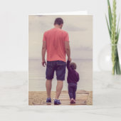 Volledige familie foto vader vader vader kaart (Voorkant)