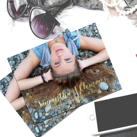 Volledige Folie Afstuderen bekendmaking Briefkaart