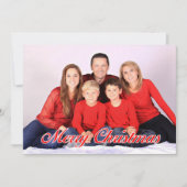 Volledige foto 7x5 kerstkaart (Voorkant)