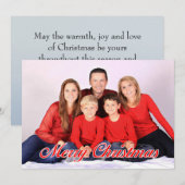 Volledige foto 7x5 kerstkaart (Voorkant / Achterkant)