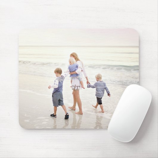 Volledige foto Aangepast Afbeelding Upload Muismat (Met muis)